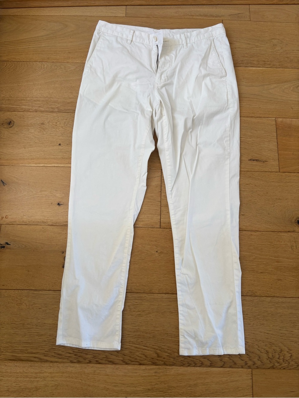 Bonobos White Casual Chino Pants